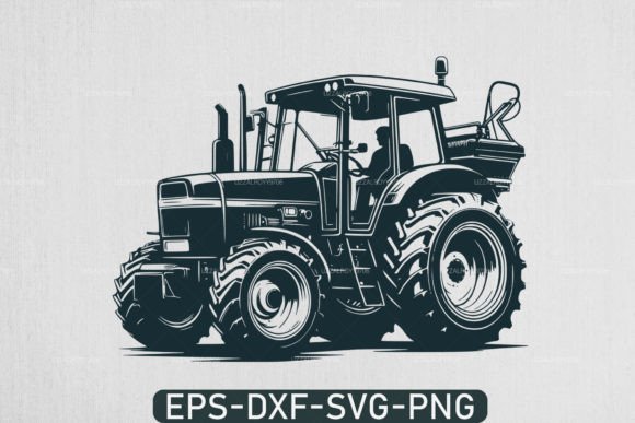 Download Farm Tractor Silhouette Svg ,Tractor Svg - Tractor silhouette svg Collection