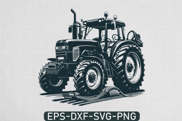 Download Farm Tractor Silhouette Svg ,Tractor Svg - Tractor silhouette svg Collection