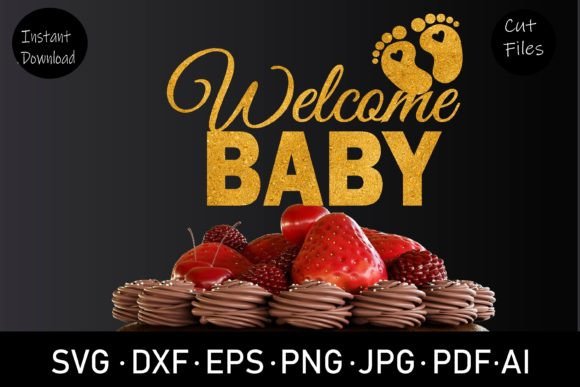 Download Welcome Baby SVG, Cake Topper SVG, Baby - Baby svg Collection