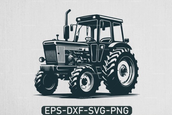 Download Farm Tractor Silhouette Svg ,Tractor Svg - Tractor silhouette svg Collection