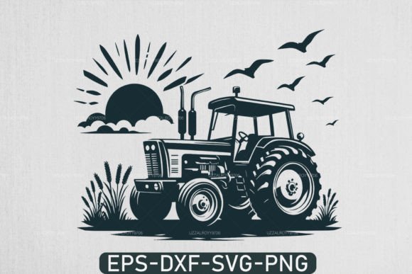 Download Farm Tractor Silhouette Svg ,Tractor Svg - Tractor silhouette svg Collection