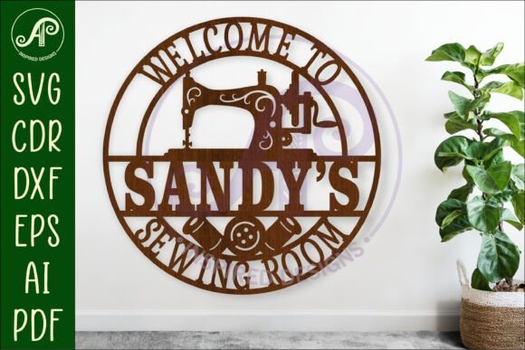 Download Welcome to Sewing Room Name Wall Art - Sewing Collection