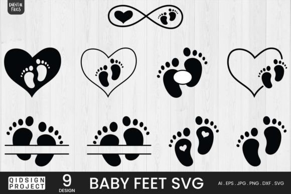 Download Baby Feet Svg, Baby SVG, Split Monogram - Baby svg Collection