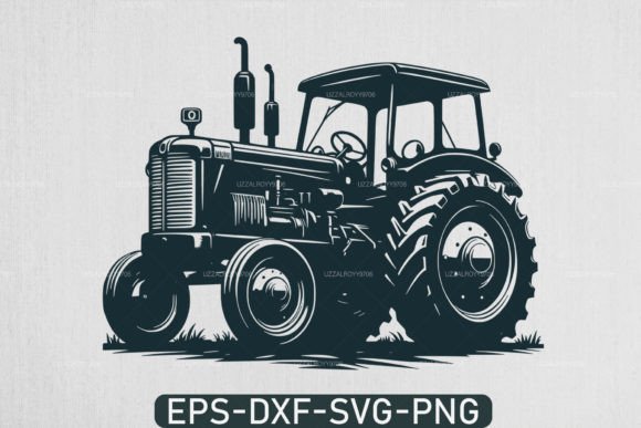 Download Farm Tractor Silhouette Svg ,Tractor Svg - Tractor silhouette svg Collection