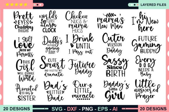 Download Baby Svg Design Bundle Vol-3 - Baby svg Collection